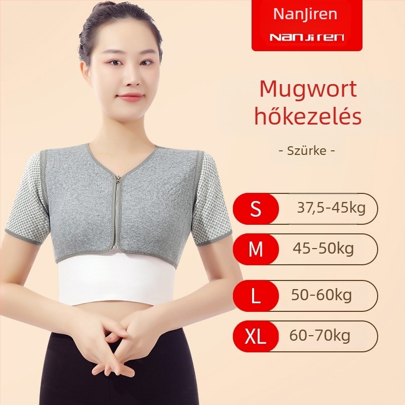 Thousand Leaves Mugwort-Heated Shoulder Wrap – Uniszex védőfelszerelés, poliészter anyag