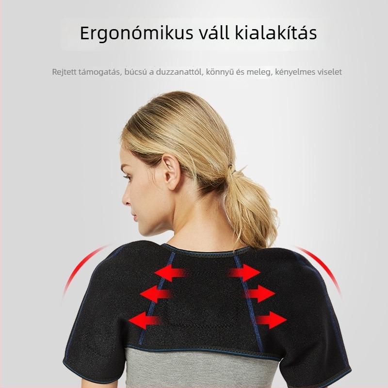 Rhotaffy Önmelegedő vállpárna - távoli infravörös sugárzás, turmalin terápia - poliészter rost
