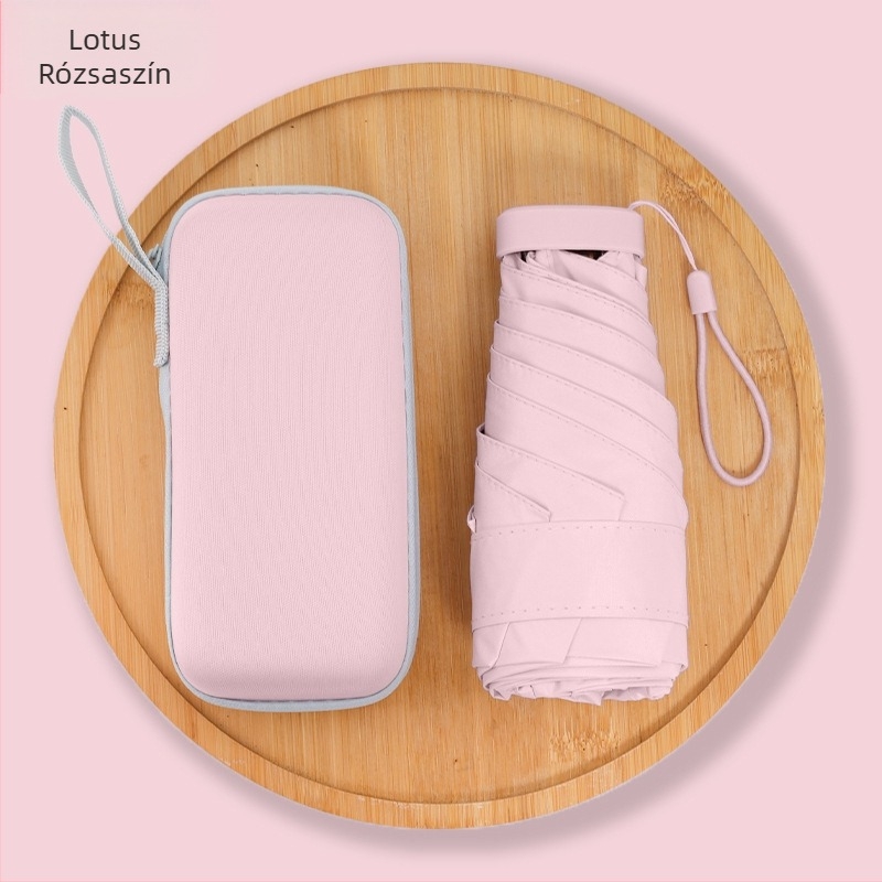 Öt részes napernyő kézi nyitással, 6 váz, UPF > 50, 210T szövet