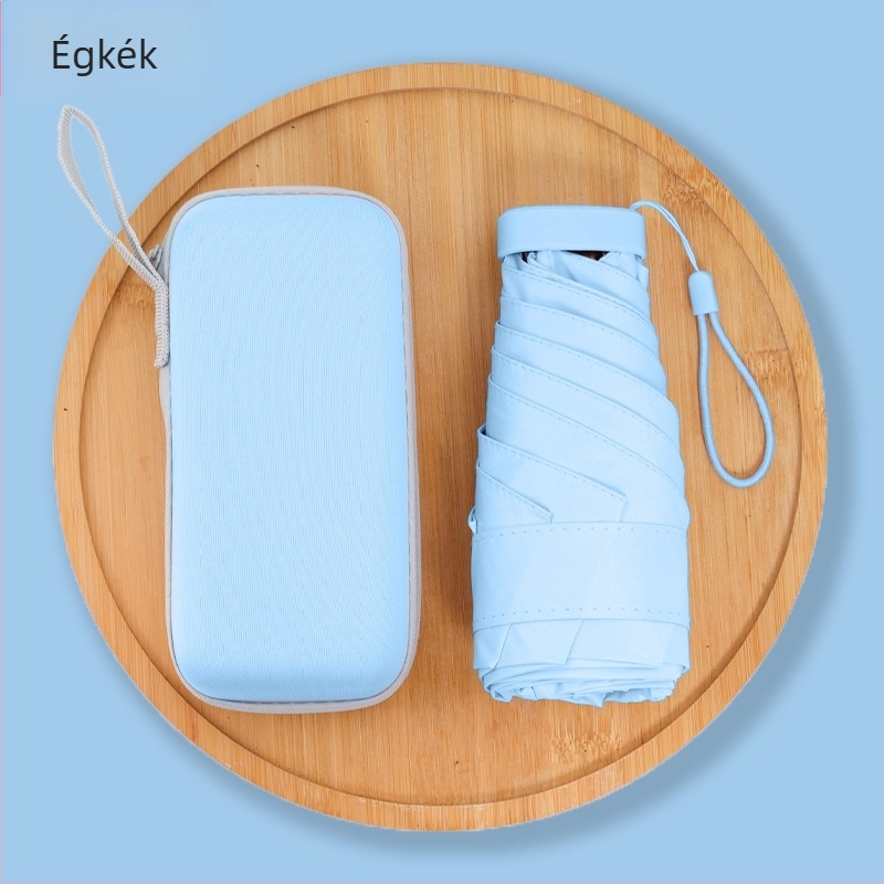 Öt részes napernyő kézi nyitással, 6 váz, UPF > 50, 210T szövet