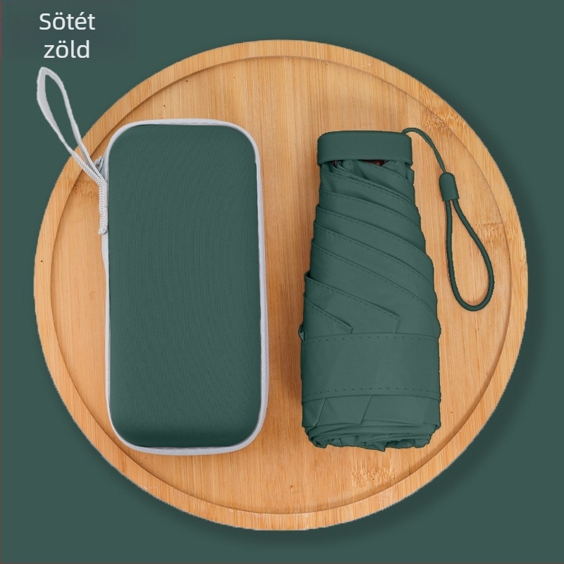 Öt részes napernyő kézi nyitással, 6 váz, UPF > 50, 210T szövet