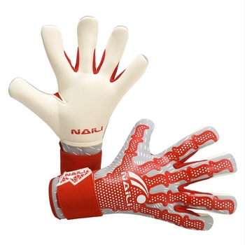 Naili professzionális kapus kesztyű futballhoz - latex, csúszásmentes, kopásálló, ujjvédelem, uniszex, edzés