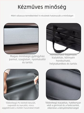 Összecsukható fitnesz matrac, vastagított szivaccal és vászon borítással, hasizomgyakorlatokhoz, kaliszténikához, tánc edzésekhez és otthoni edzésekhez (1 db)