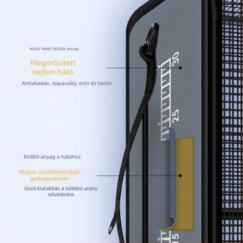 Horgászatvédő kosár – úszó, gyorsan száradó, hordozható nejlon felszerelés tengeri és szikla horgászathoz (Márka: Fishing Manager)