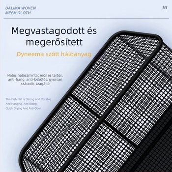 Horgászatvédő kosár – úszó, gyorsan száradó, hordozható nejlon felszerelés tengeri és szikla horgászathoz (Márka: Fishing Manager)