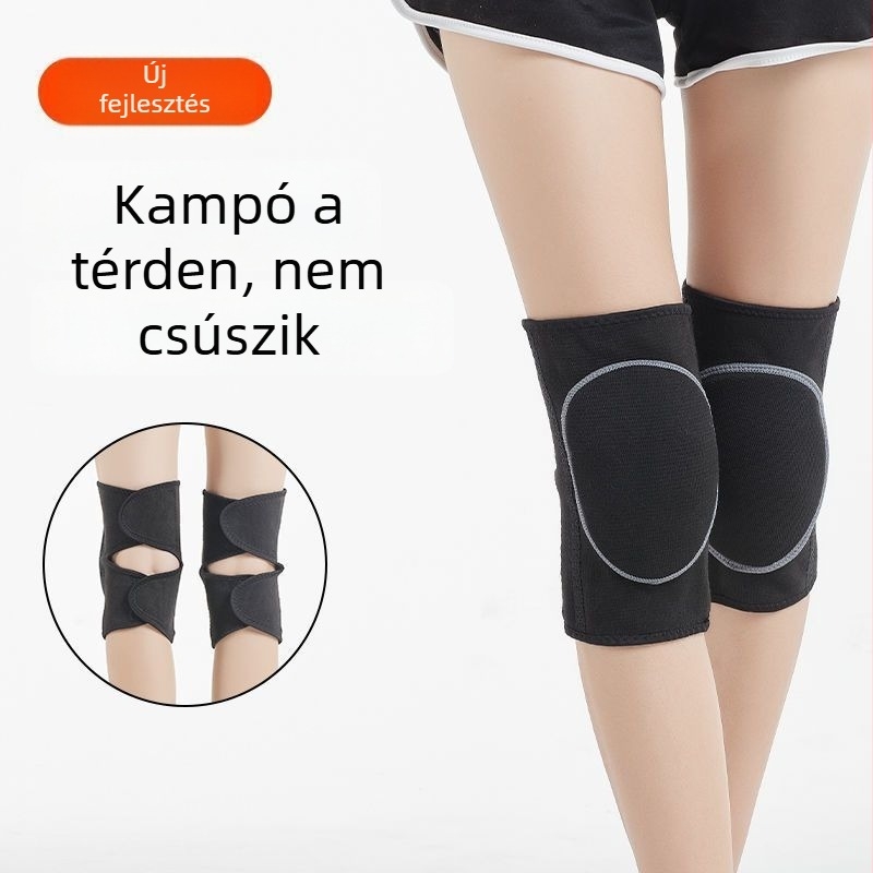 Térdkalácsvédő tánc és sport számára – univerzális méret, spandex alapanyag, térdvédő, alkalmas mozgásokhoz a padlón és ugrásokhoz