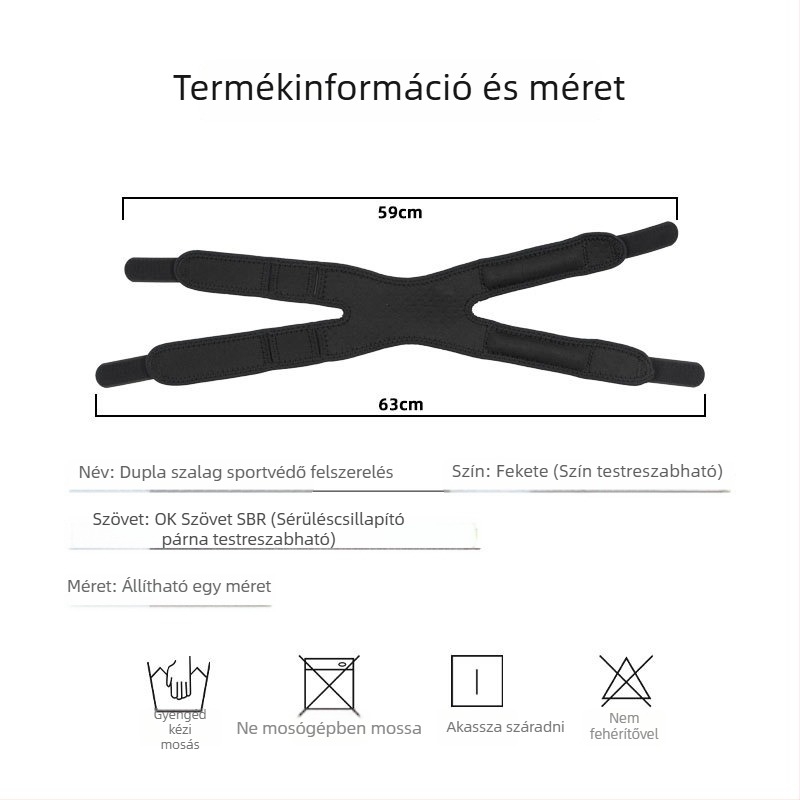 Neoprene térdvédő – térd védeleme, alkalmas futásra, kerékpározásra, túrázásra, kosárlabdára és asztaliteniszre