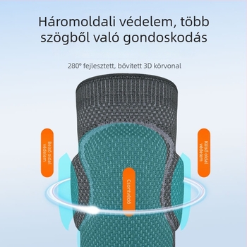 Térdvédők röplabdához és síeléshez – Strong márka, poliészter, spandex és dien elasztikus szál, térdvédelem