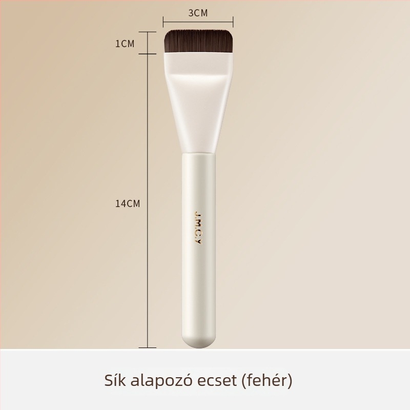 Alapozó ecset, műszálas szőrrel, fa nyél, rövid nyélű
