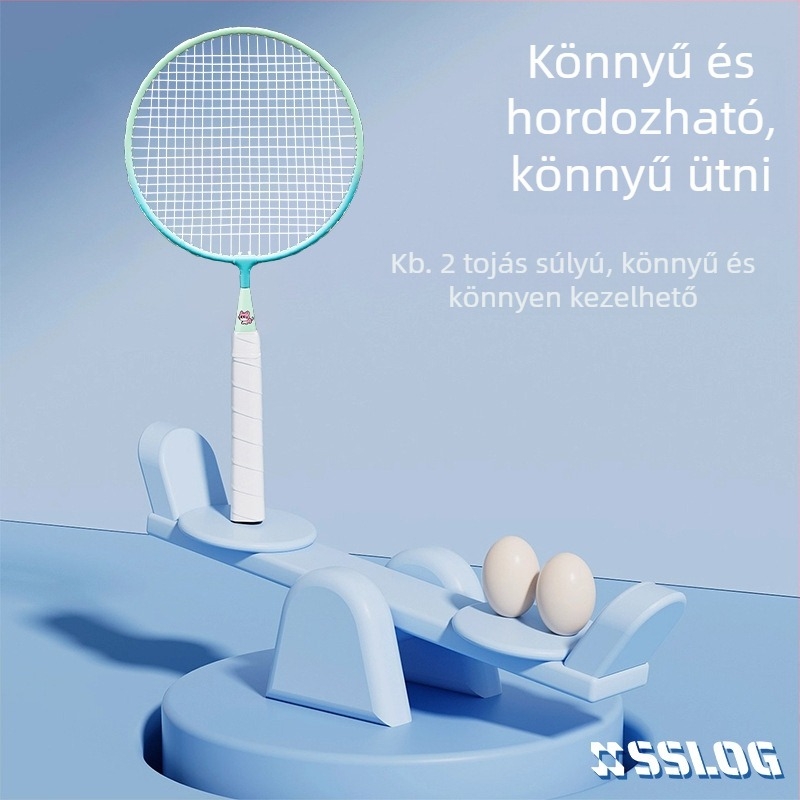 Gyerekeknek szóló tollaslabdaütő – vasötvözet váz, 95–100 g tömeg, fogás G3