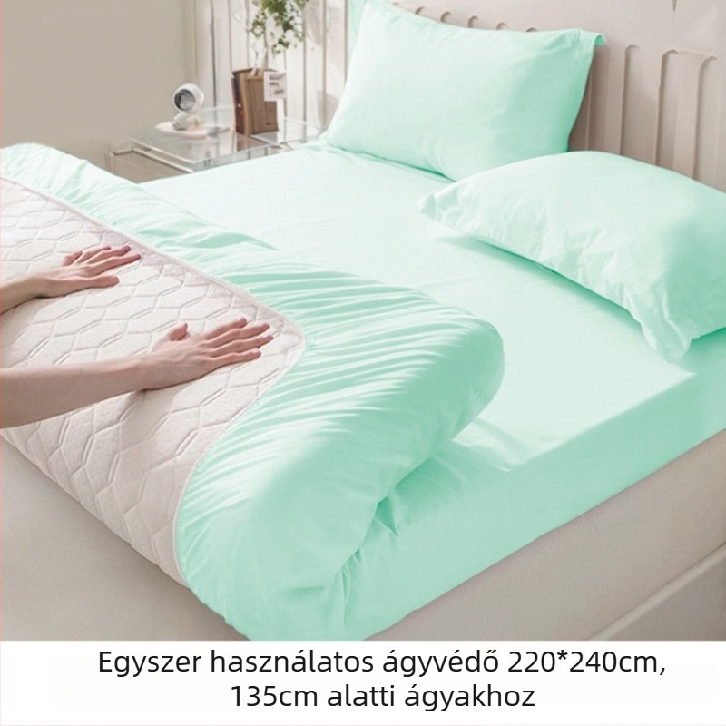 Egyszer használatos matracvédő – porálló, hordozható, vastag; SMMS nem szőtt anyag