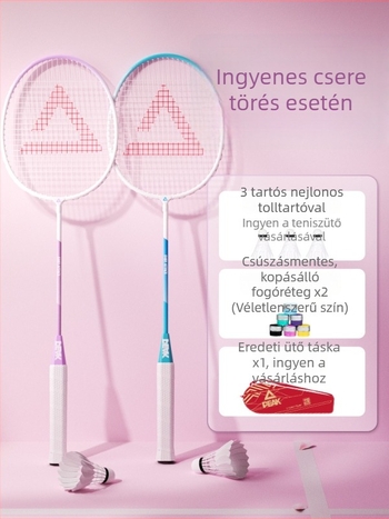 Peak tollasütő, ultrakönnyű karbon szálas keret, 95–100 g, markolat vastagsága: G4, ütő típusa: egyenes