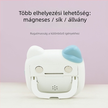 Gyerekeknek szánt konyhai időzítő — elektronikus mechanizmus, digitális kijelző, kronográf, akkumulátoros működés, műanyag ház