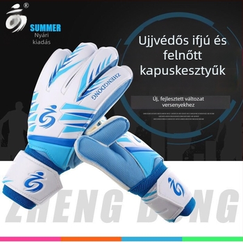 Futballkapus kesztyűk, PU anyag, Zhengdong ZD619 modell, uniszex