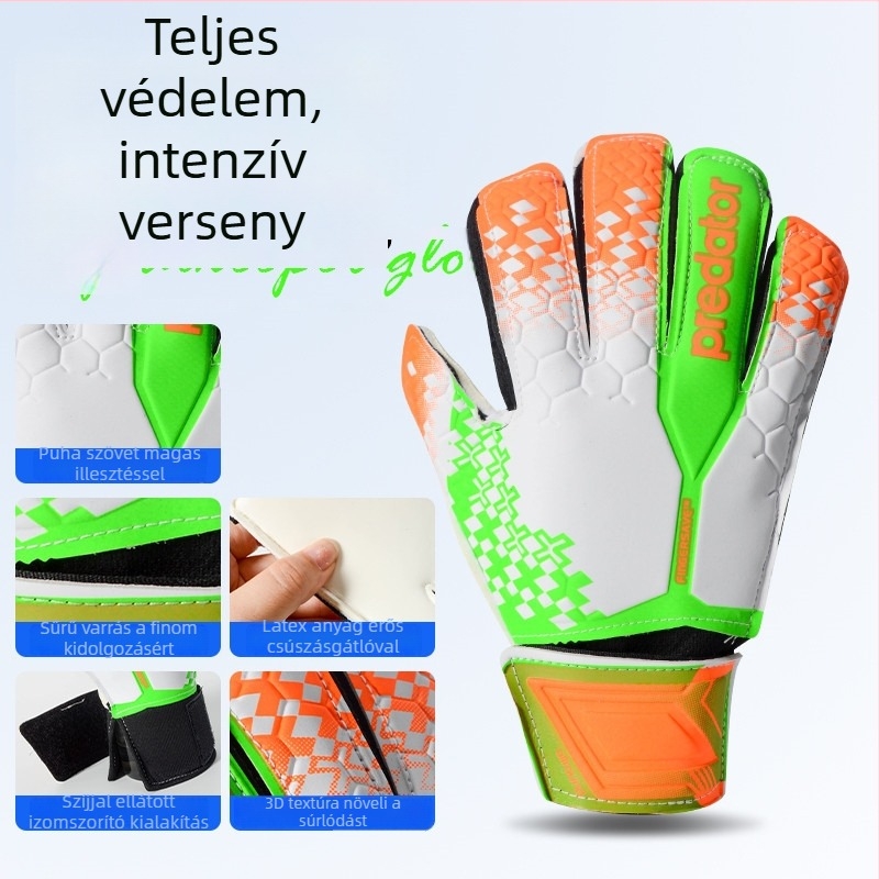 Anxin kapus kesztyűk – latex védő kesztyűk futballhoz, uniszex