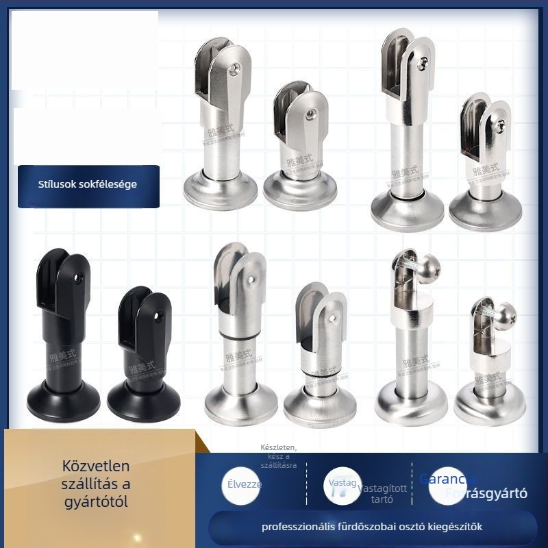 WC válaszfal támogató láb - rozsdamentes acél, huzalos felületkezelés, Sowegu