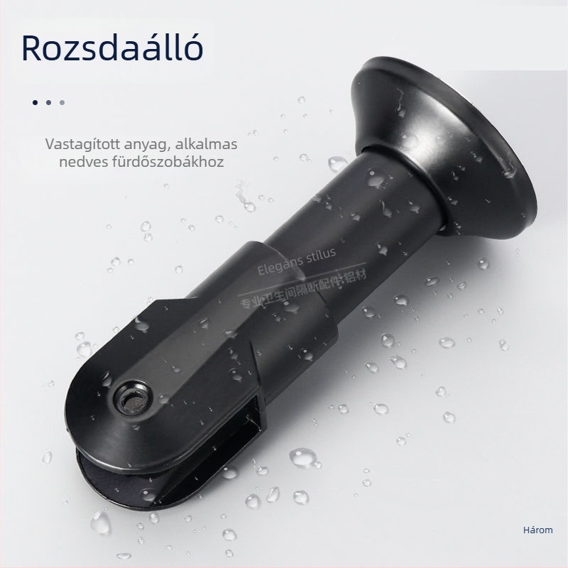 WC válaszfal támogató láb - rozsdamentes acél, huzalos felületkezelés, Sowegu