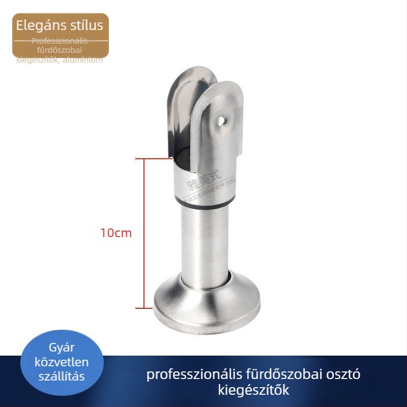 WC válaszfal támogató láb - rozsdamentes acél, huzalos felületkezelés, Sowegu