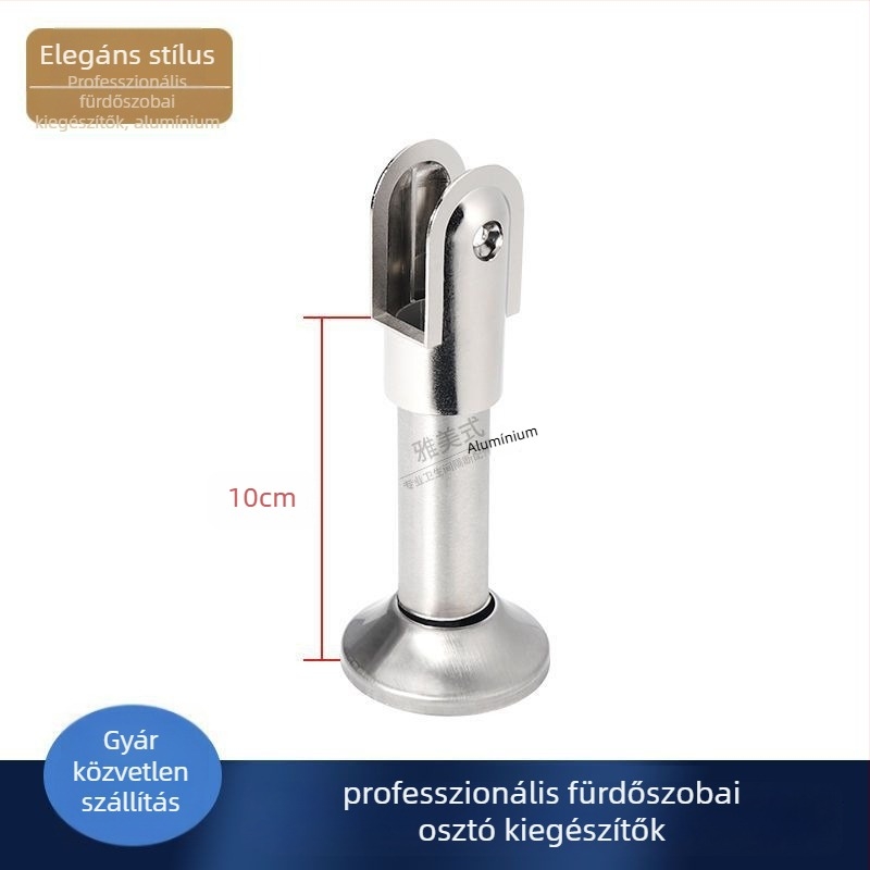 WC válaszfal támogató láb - rozsdamentes acél, huzalos felületkezelés, Sowegu