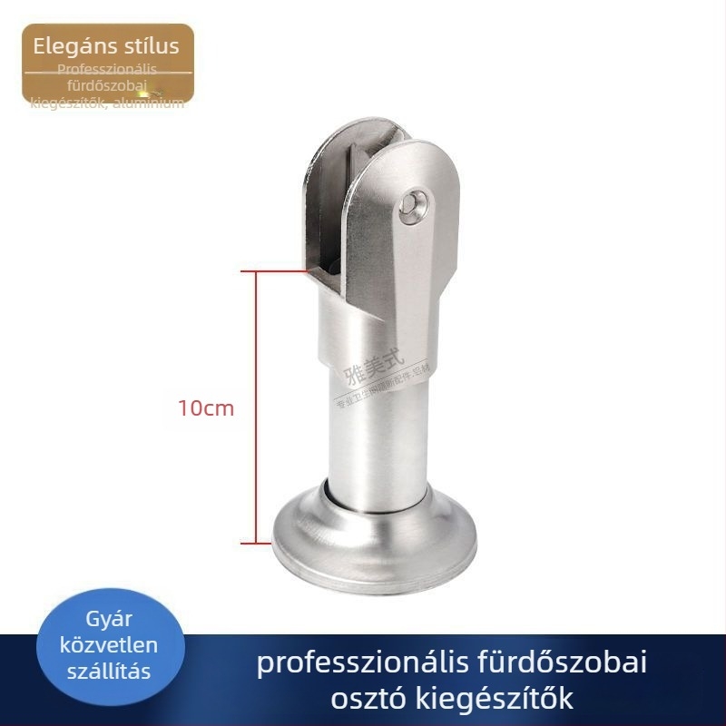 WC válaszfal támogató láb - rozsdamentes acél, huzalos felületkezelés, Sowegu