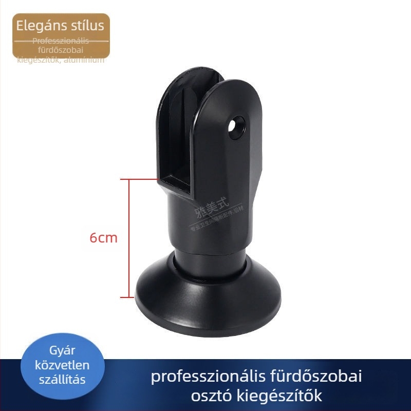 WC válaszfal támogató láb - rozsdamentes acél, huzalos felületkezelés, Sowegu