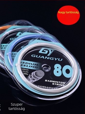 Bádminton ütő damil, magas erősségű nylon és rost damil, kettős szál, tartós edzéshez