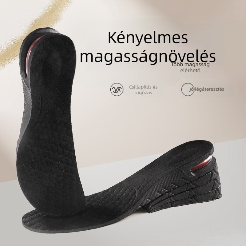 PVC magasságot növelő talpbetét sportcipők és casual cipők számára — Modell Height Increasing 03, teljes talpbetét, márka Annual Rise
