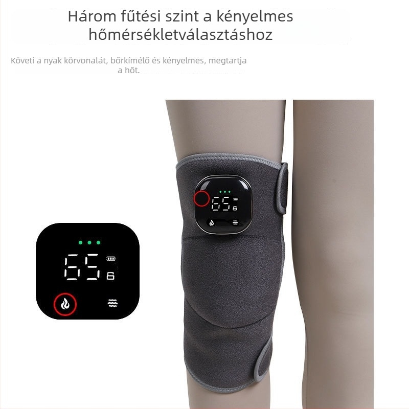 Három az egyben masszázsmelegítő védő térd-, váll- és könyökhöz – elektromos fűtés, légáteresztő anyag, modell PK-215