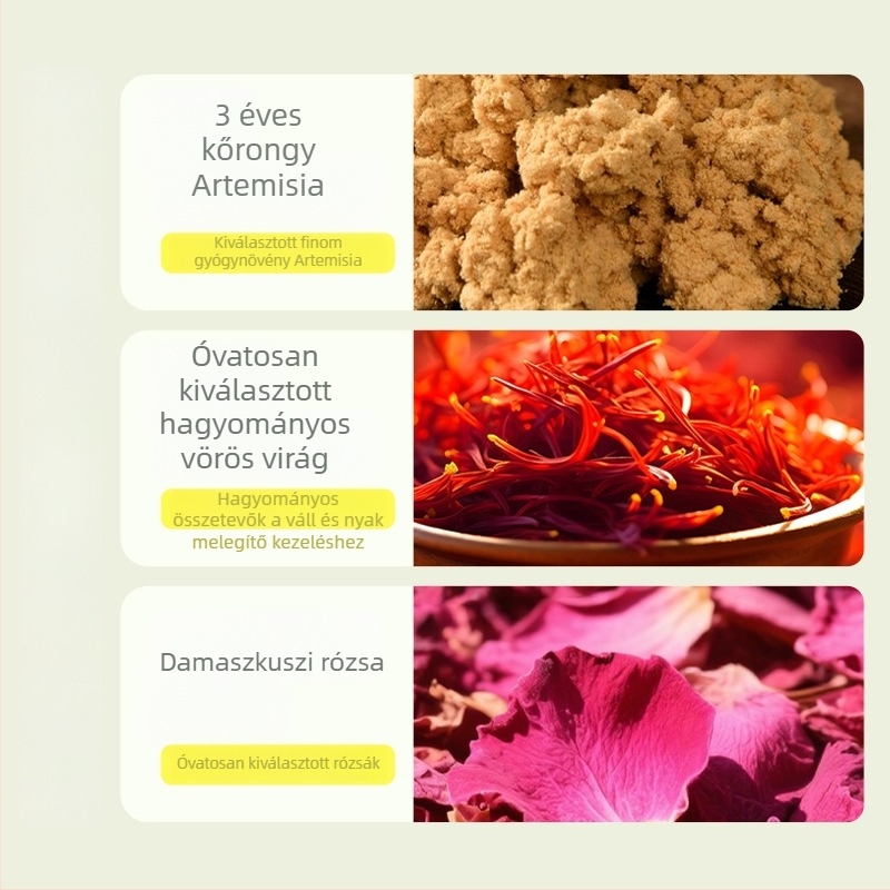 Váll-nyak herbal melegítő csomag elektromos fűtésű, 220V, 50W, 9 fokozatú hőmérséklet-szabályozás, automatikus kikapcsolás