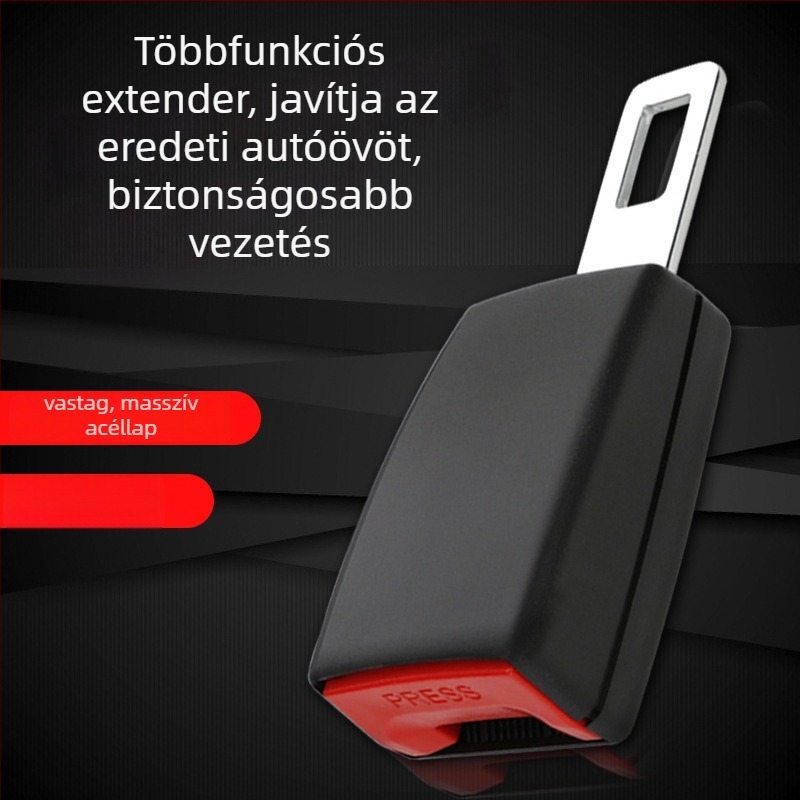 Autóbiztonsági öv hosszabbító klipsz és csatlakozó — poliészter, súly 120 g, márka JYNB, típus Praktikus