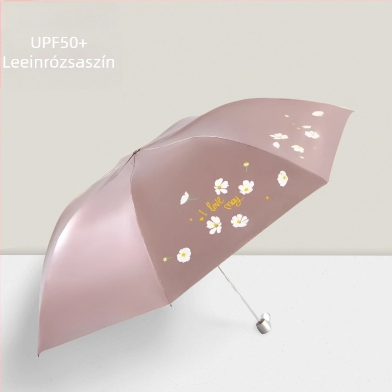 Ceruza alakú napsugár-napernyő, acélváz 7 bordával, kézi nyitás-zárás, 190T poliészter szövet, UPF>50 UV-védelem