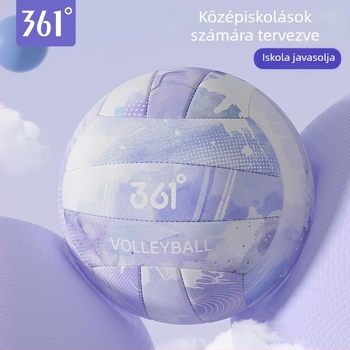 361° Beltéri edző röplabda középiskolások számára — PVC, gépi varrású, edzés és verseny labda