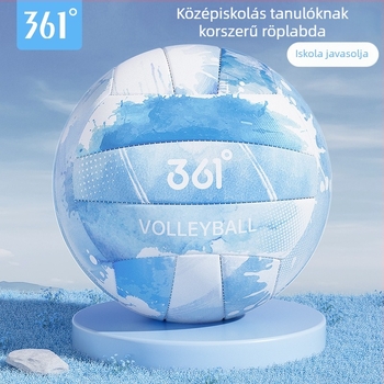 361° Beltéri edző röplabda középiskolások számára — PVC, gépi varrású, edzés és verseny labda