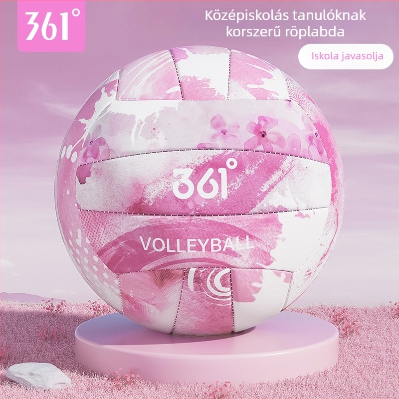 361° Beltéri edző röplabda középiskolások számára — PVC, gépi varrású, edzés és verseny labda
