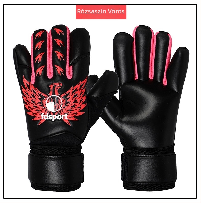 Futball kapus kesztyű latexanyagból, Royal Series 2.0, ujjvédő nélkül, testreszabható, Flying Shield