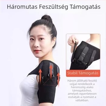 Vállpántok a vállízület fixálásához – rehabilitációs felszerelés, Spandex alapanyag, Specifikáció 012, Felnőtteknek, Csomagolás 50 db, Vállvédő