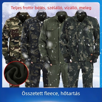 Kamuflázs ruházat őszre és télre - 100% pamut, kopásálló, szélálló, uniszex