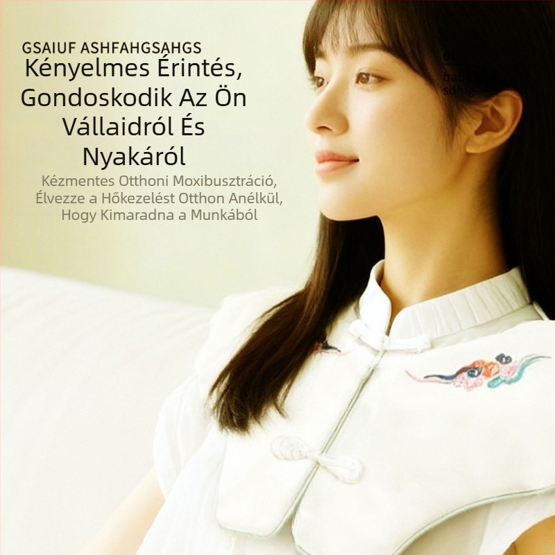 Elektromos fűtésű váll- és nyakvédő Ai Moxa felhővarrással – ABS test, Ai Grass nyakkendő, egyedi logó