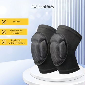 Térdvédők szivacsos bélésű és poliészter anyagú, teknőshéj dizájn, univerzális illeszkedés, különféle sportokhoz