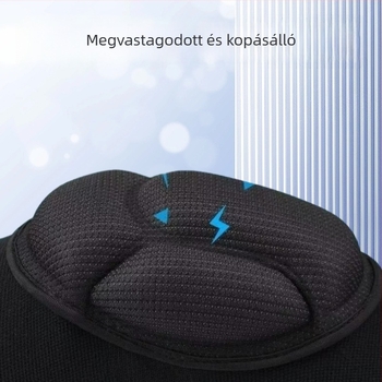 Térdvédők szivacsos bélésű és poliészter anyagú, teknőshéj dizájn, univerzális illeszkedés, különféle sportokhoz