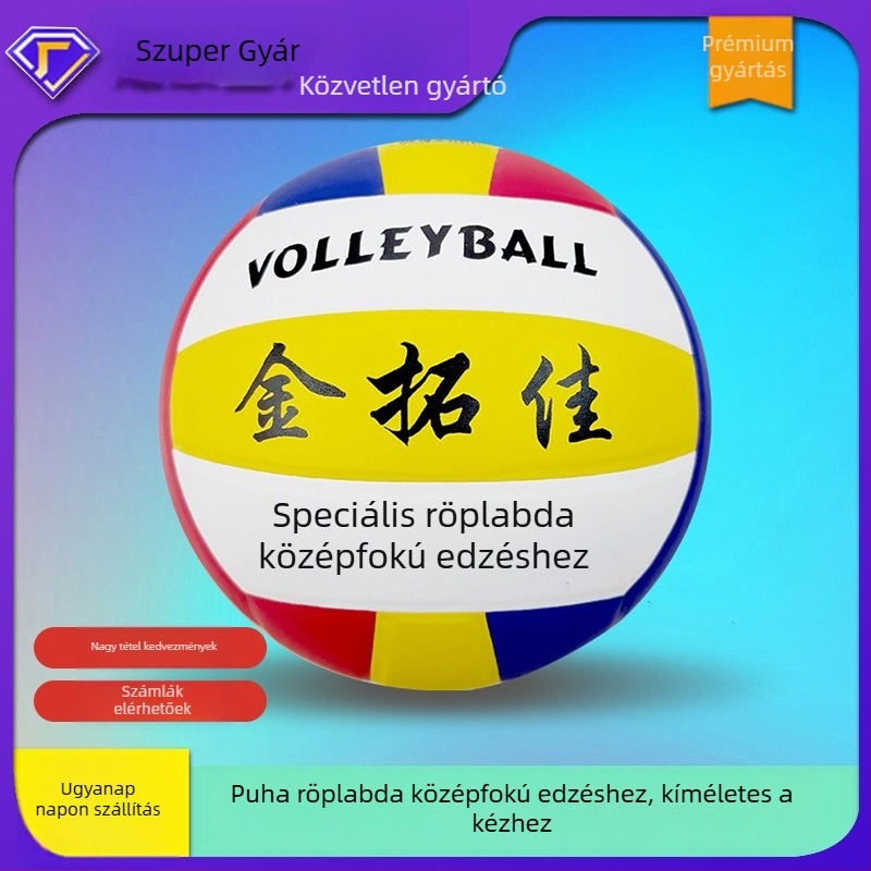 Beltéri röplabda Ray Win Cards – PVC anyag, ragasztott varratok, testreszabható, iskolai mérkőzésekhez