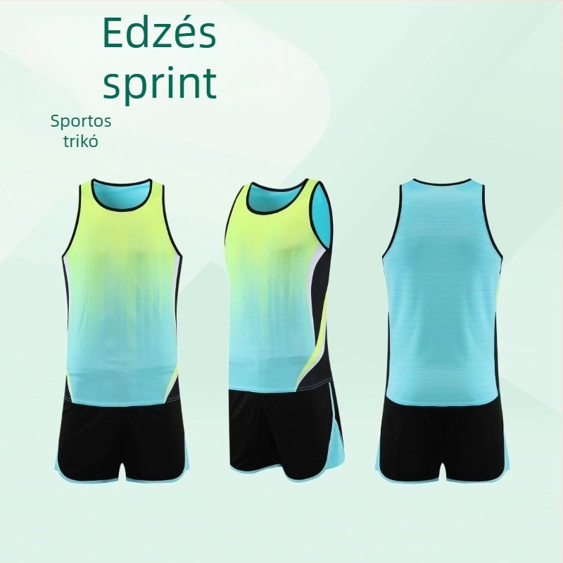 Pályaedzésre szánt öltözetkészlet férfiak és nők számára — futásra, MXT6217, 100% poliészter, bélés 100% poliészter, atlétika