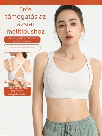 Pole Road Női Ujjatlan Jóga Top, Gyorsan Száradó, Mellkasbetéttel, Magas Támogatás, 75% Nylon / 25% Spandex, Háttervezés Futáshoz és Edzéshez