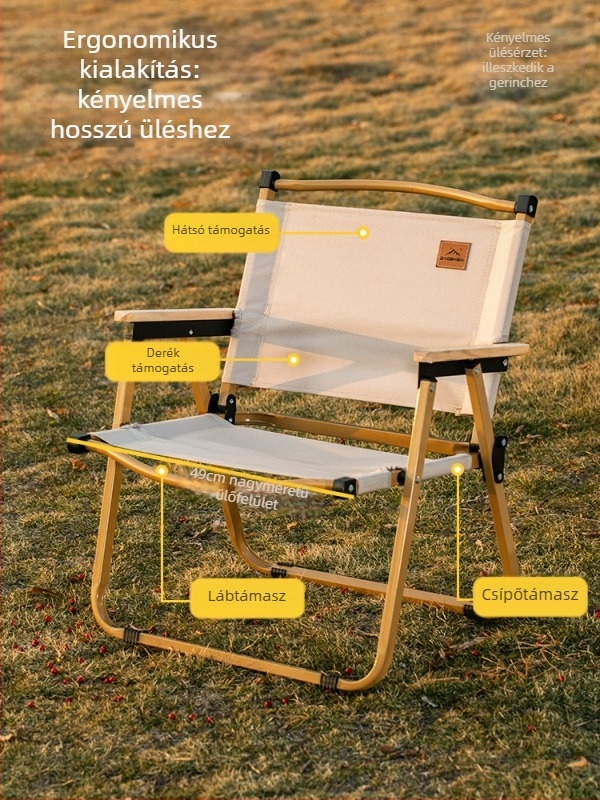 Összecsukható asztal és szék – szénacél, DAOSHEN, Comet Chair