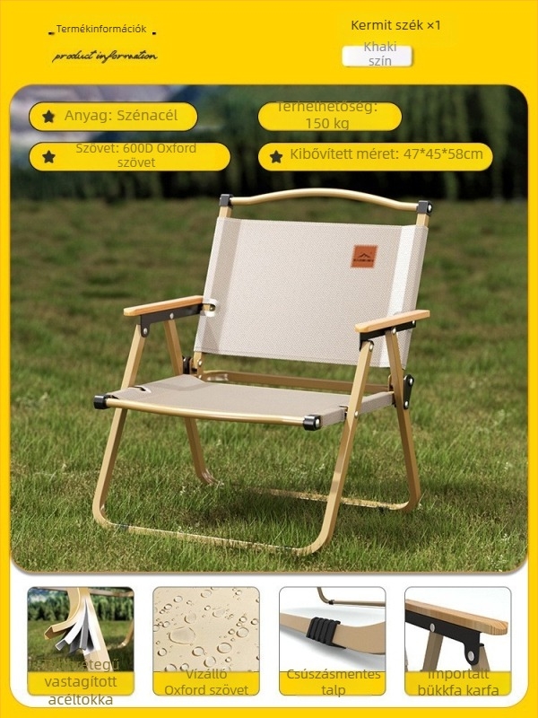 Összecsukható asztal és szék – szénacél, DAOSHEN, Comet Chair