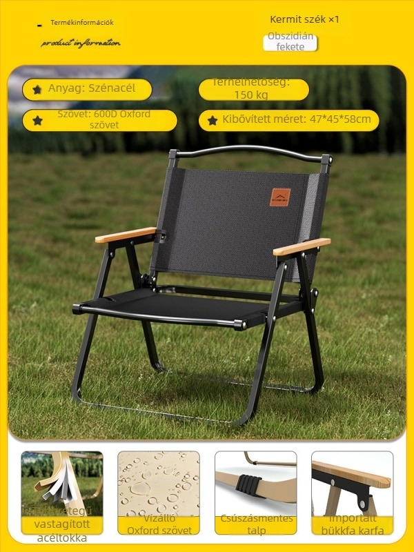 Összecsukható asztal és szék – szénacél, DAOSHEN, Comet Chair