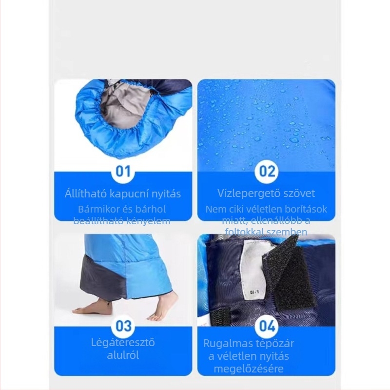 Konverziós hálózsák, üreges rosttöltet, poliészter-pamut bélés, Chunya Spinning szövet, tömeg 0.7–2.4 kg