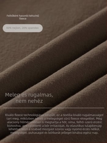 Női fleece sportos dzseki jóga ruházathoz, hosszú ujjú, karcsúsított szabás, álló galléros cipzáros kialakítás, hasig érő hossz, vastag melegítés