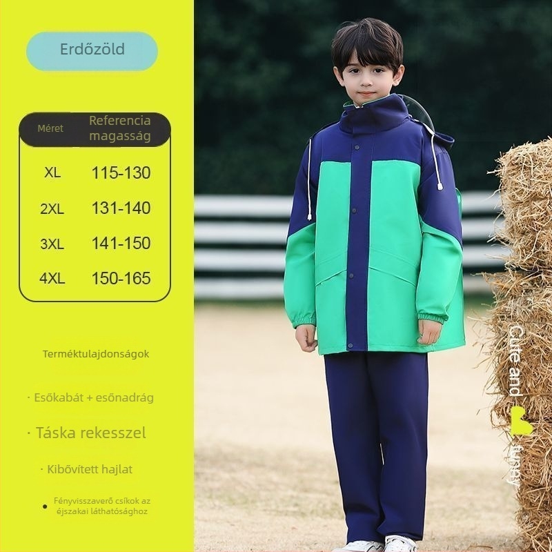 Esőponcsó, Oxford anyag, vastag kialakítás, túrázásra, modell 1002647089