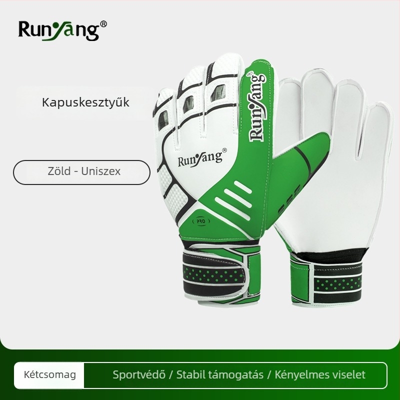 Futball kapus kesztyű, szivacslatex anyag, uniszex, edzéshez, Moisturize márka, testreszabás elérhető